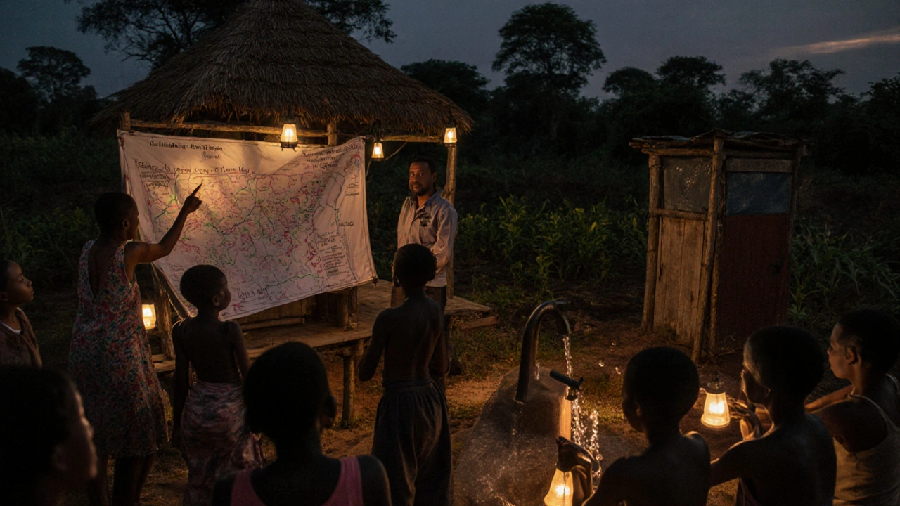 Combining Sanitation and Deworming Programs