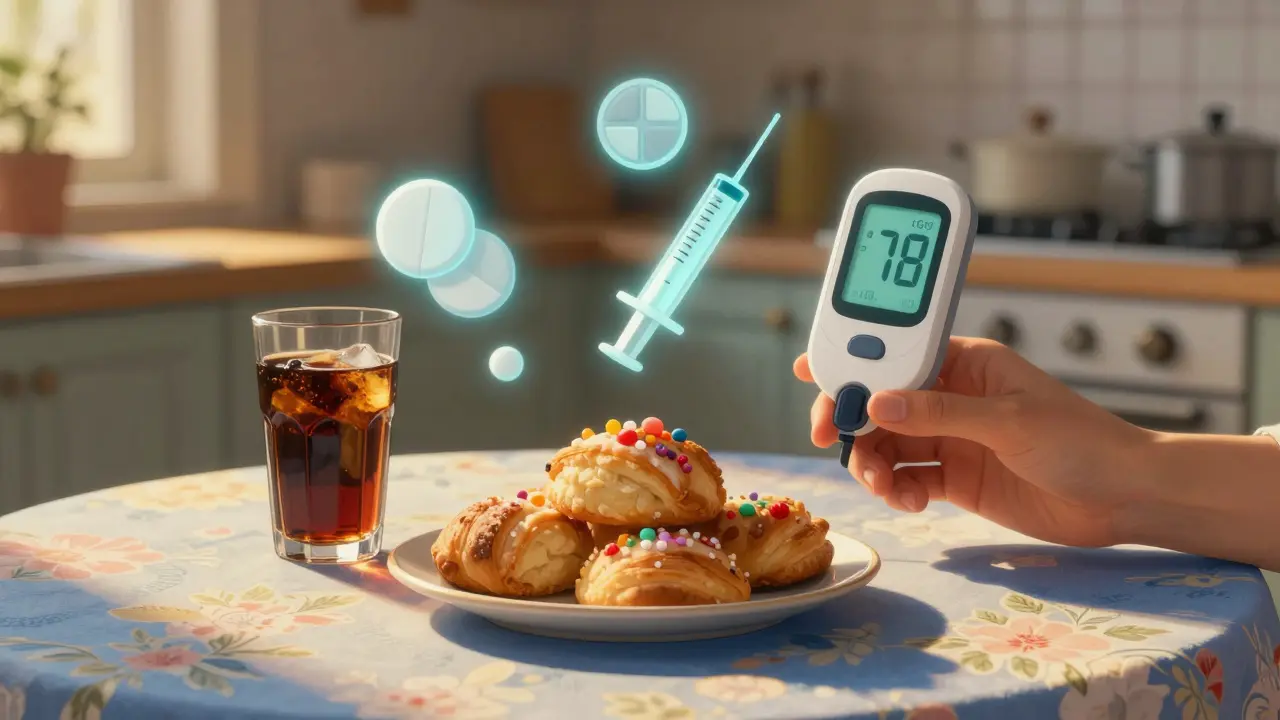 Sugar Intake and Diabetes Medications: How Diet Affects Your Treatment