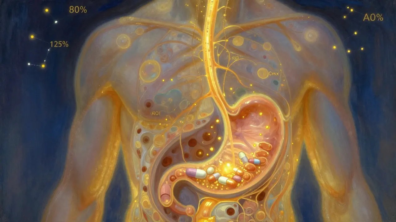 Generic Drug Absorption Rates: What the 80-125% Rule Really Means